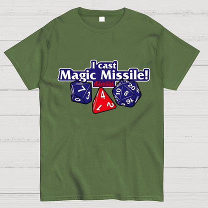 I Cast Magic Missile Geek T-Shirt