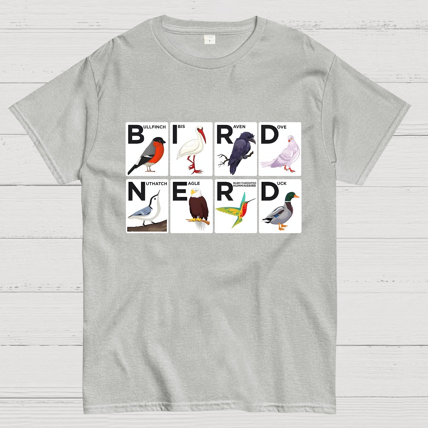 Bird Nerd Watching Vintage Retro Birdwatching Geek T-Shirt
