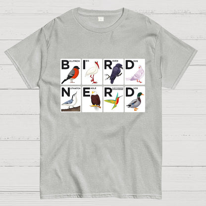 Bird Nerd Watching Vintage Retro Birdwatching Geek T-Shirt