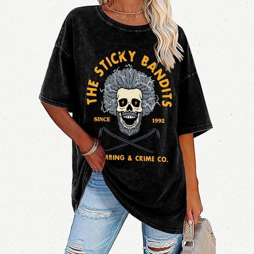The Sticky Bandits Vintage Distressed T-shirt