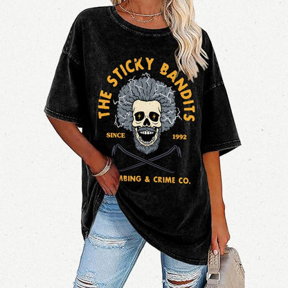 The Sticky Bandits Vintage Distressed T-shirt