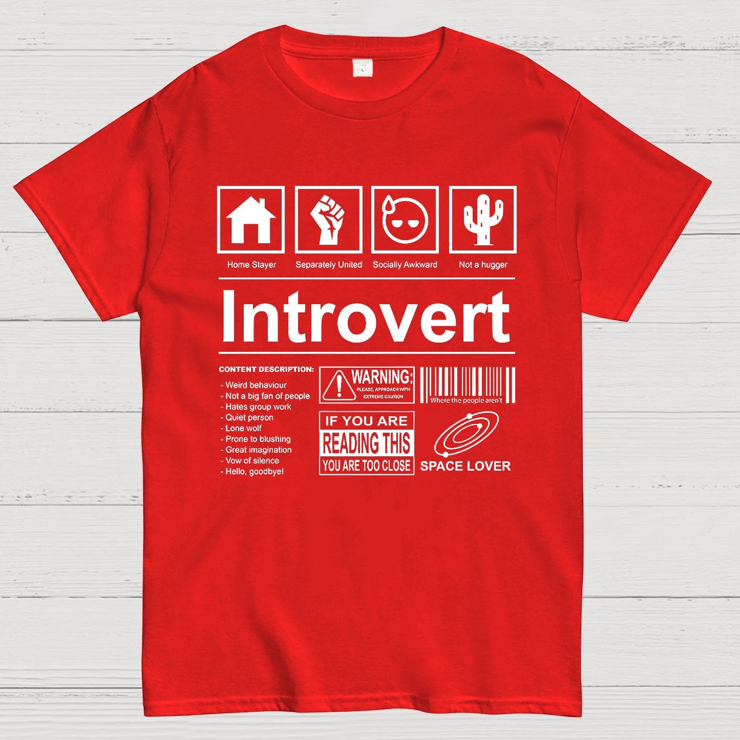 Introvert Label Geek T-Shirt