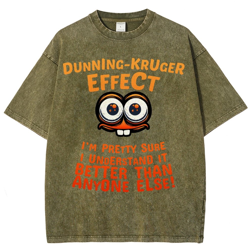 Dunning-Kruger-Effekt Vintage Distressed T-shirt