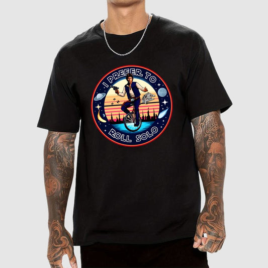 I Roll Solo Geek T-Shirt