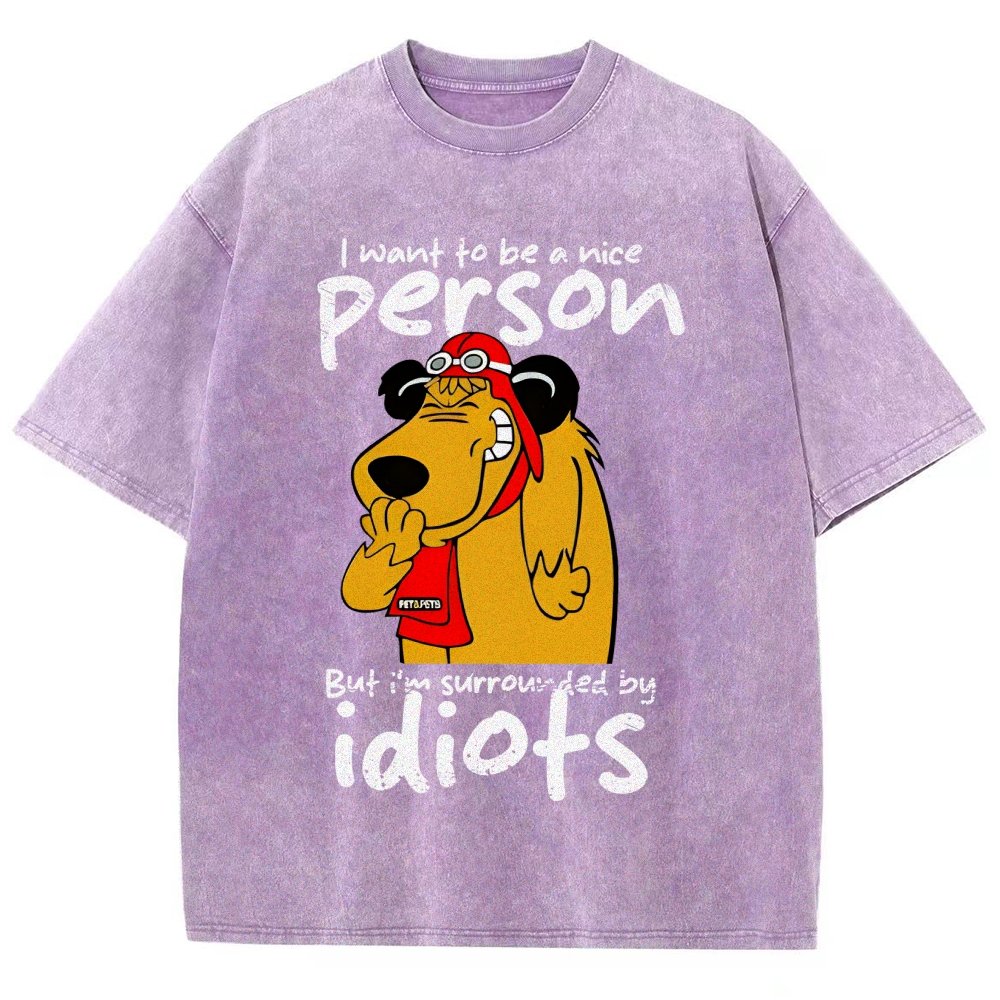 Sourronded by idiots Vintage Distressed T-shirt