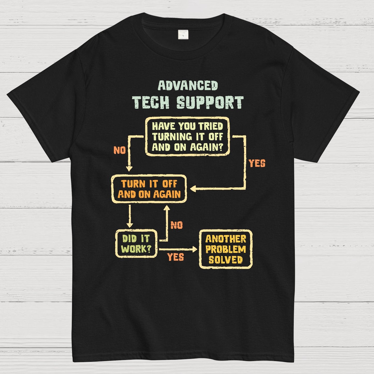 Turn It Off And On Again Geek T-Shirt