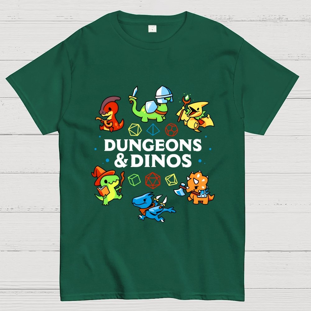 Dungeons & Dinos Geek T-Shirt
