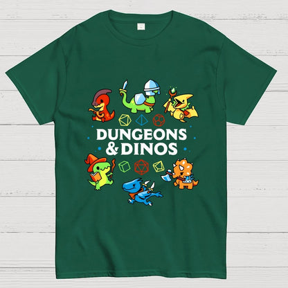 Dungeons & Dinos Geek T-Shirt