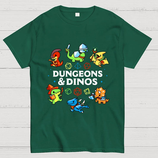 Dungeons & Dinos Geek T-Shirt