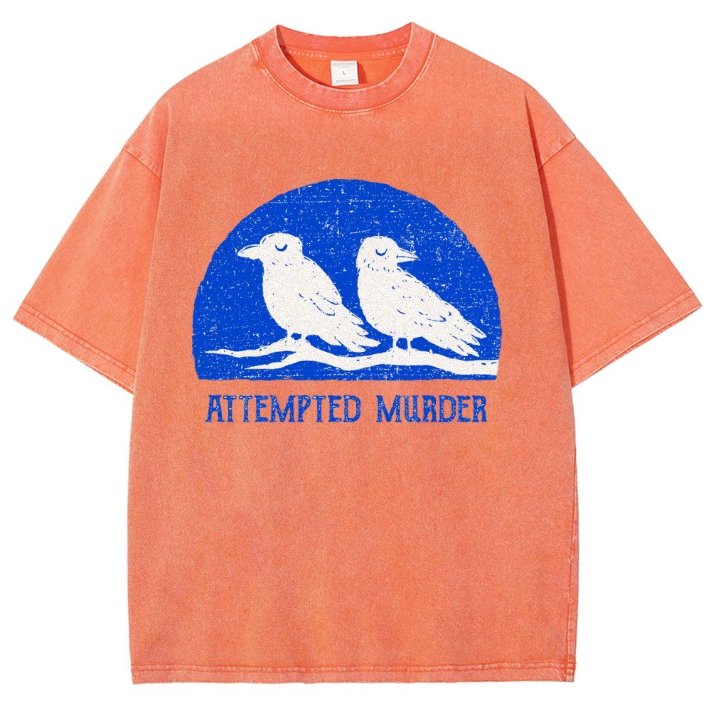 Attempted Murder Vintage Distressed T-shirt