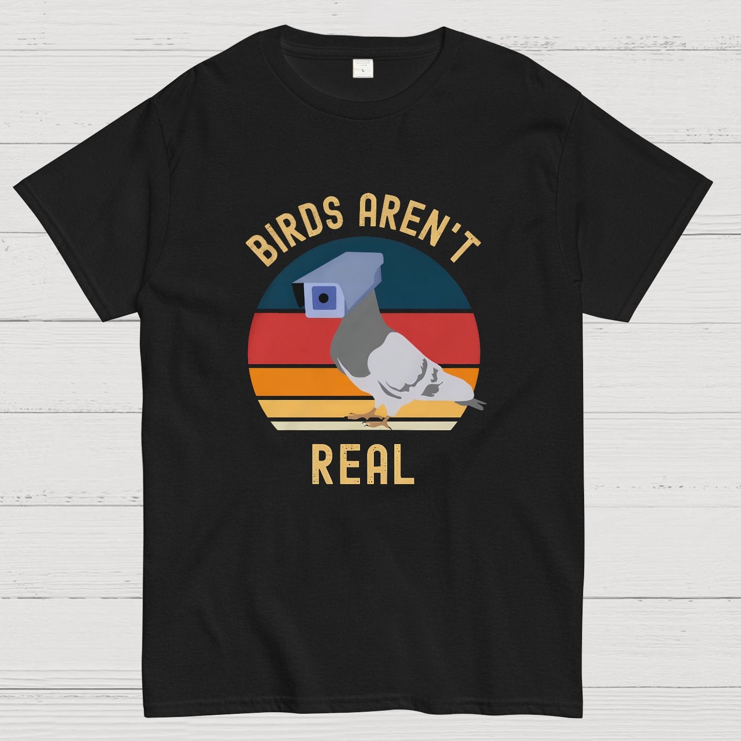 Birds Aren't Real , If It Flies It Spies Geeky T-Shirt