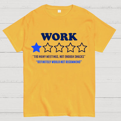 Too Many Meetings, Not Enough Snacks Geek T-Shirt