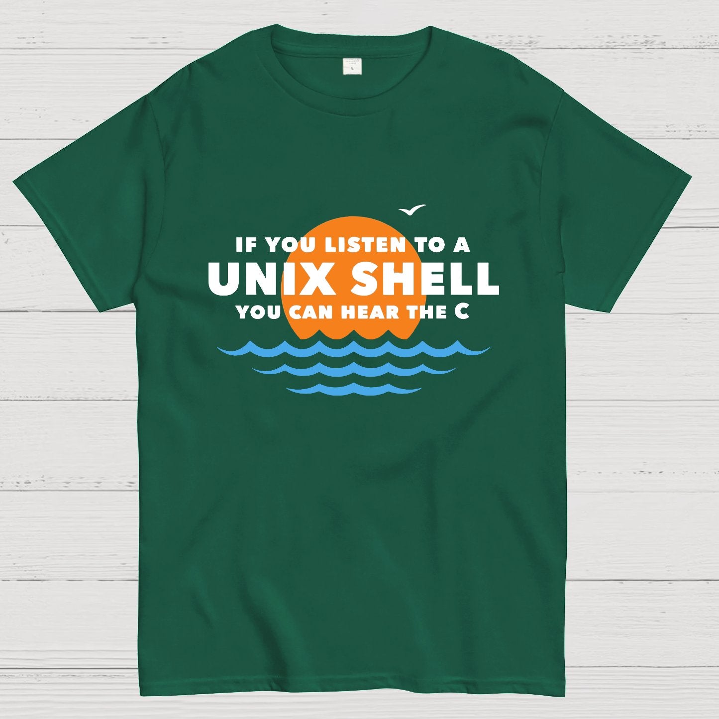 Unix Shell Geeky T-Shirt