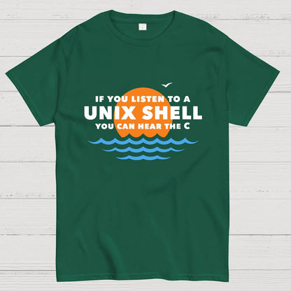 Unix Shell Geeky T-Shirt