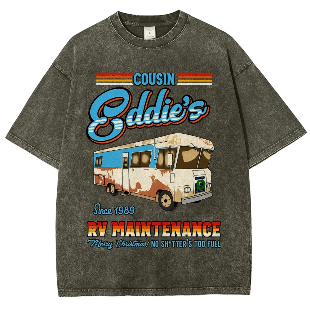 Holiday RV maintenance Christmas Humor Vintage Distressed T-shirt