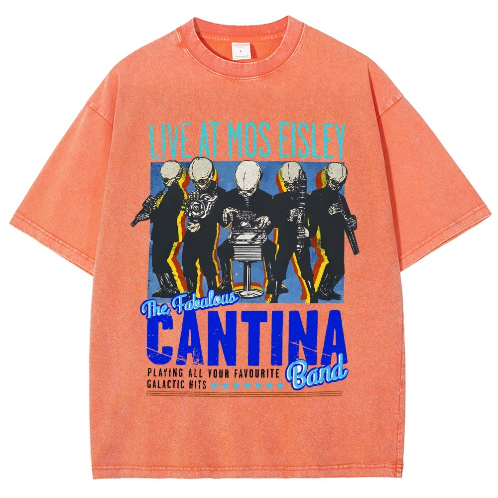 Space Band On Tour  Vintage Distressed T-shirt