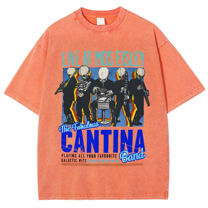 Space Band On Tour  Vintage Distressed T-shirt