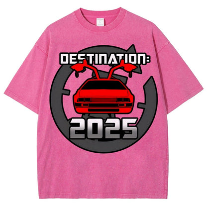 Cool 80's Sci-fi Inspired New Year Slogan Vintage Distressed T-shirt