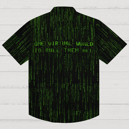 One Virtual Realm to Rule Them All Geek Hawaiian Shirt