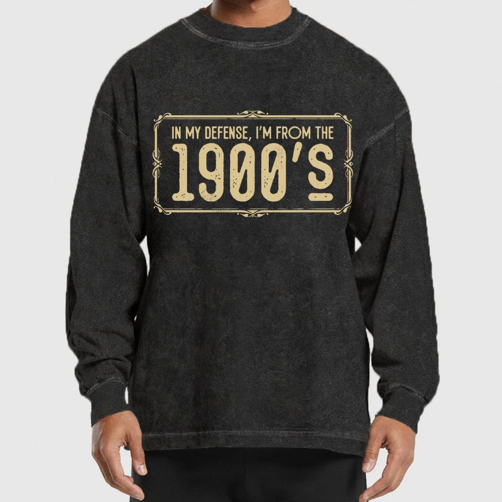 Cut Me Some Slack Washed Long Sleeve Tee