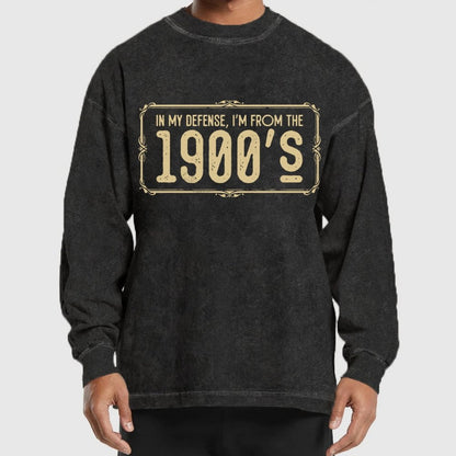 Cut Me Some Slack Washed Long Sleeve Tee