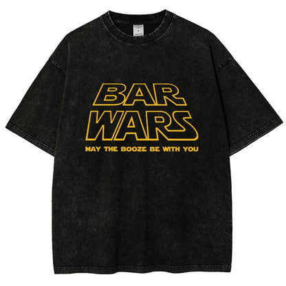 May The Booze Be With You Vintage Distressed T-shirt