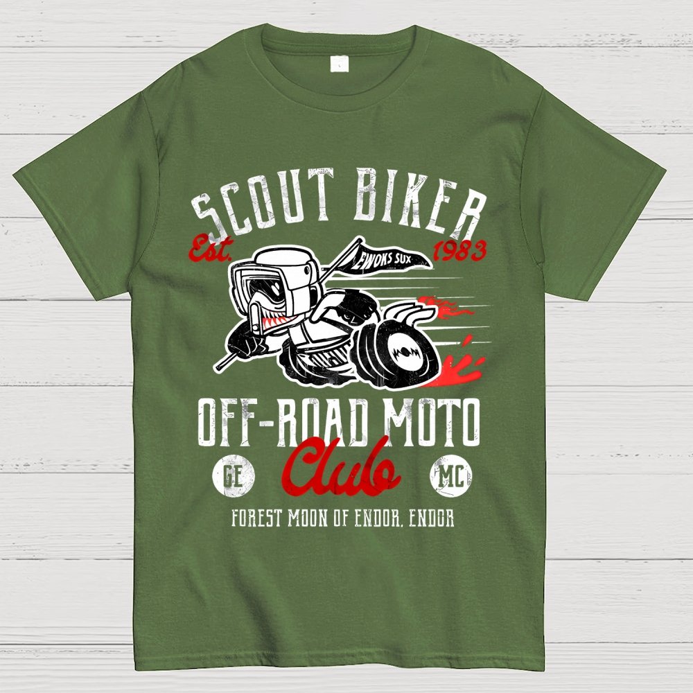 Scout Biker Club Geek T-Shirt