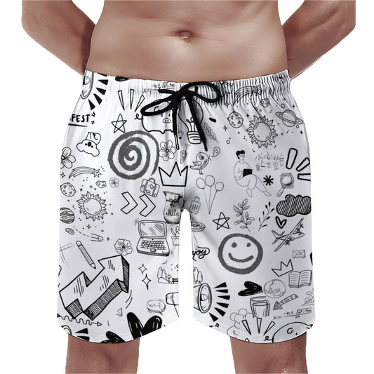 Stick Figure Geek Shorts