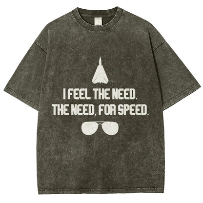 I Feel The Need… The Need For Speed! Vintage Distressed T-shirt