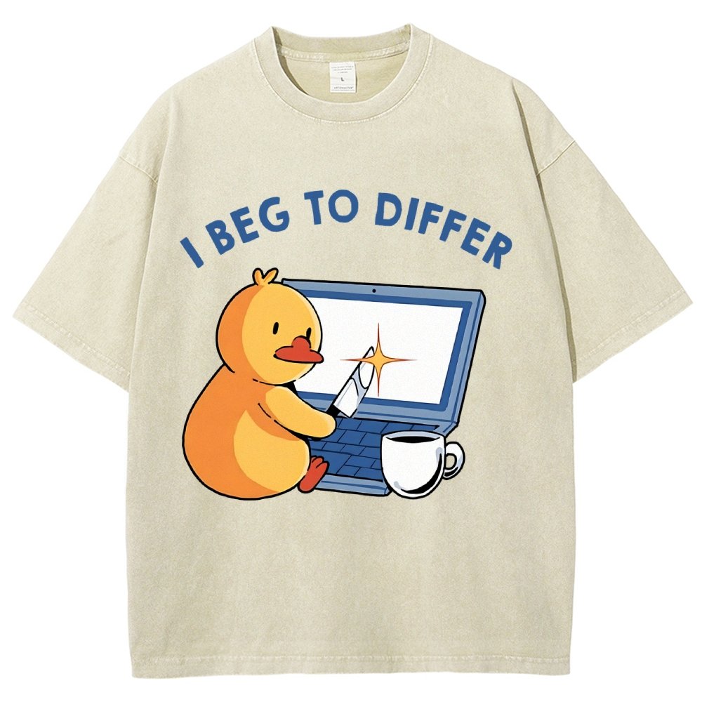 I Beg To Differ Vintage Distressed T-shirt