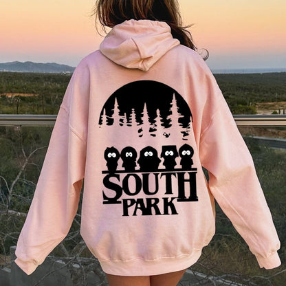 Stranger Park Inspired Art Printed Back Unisex Cotton Hoodie