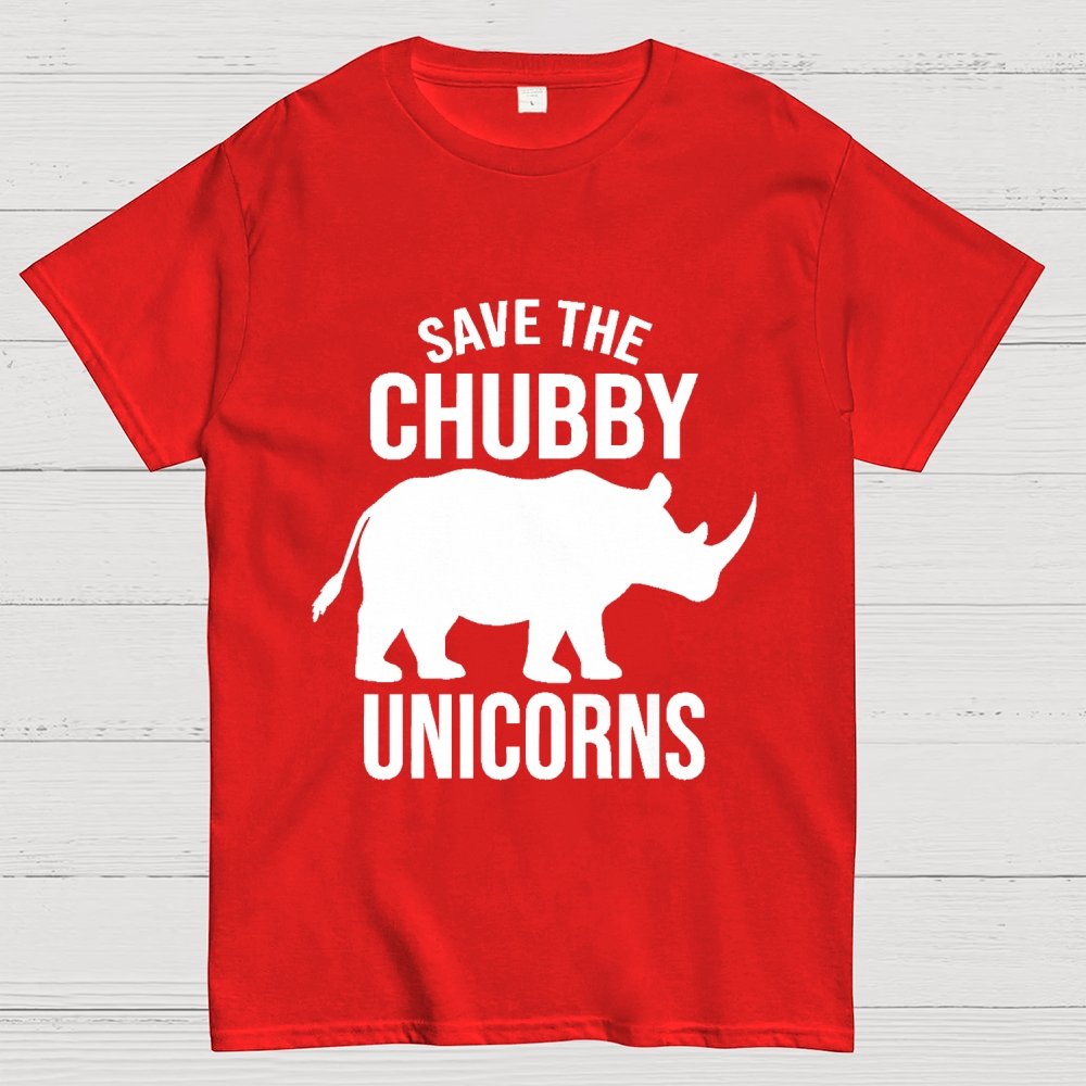 Save The Chubby Unicorns Geek T-Shirt