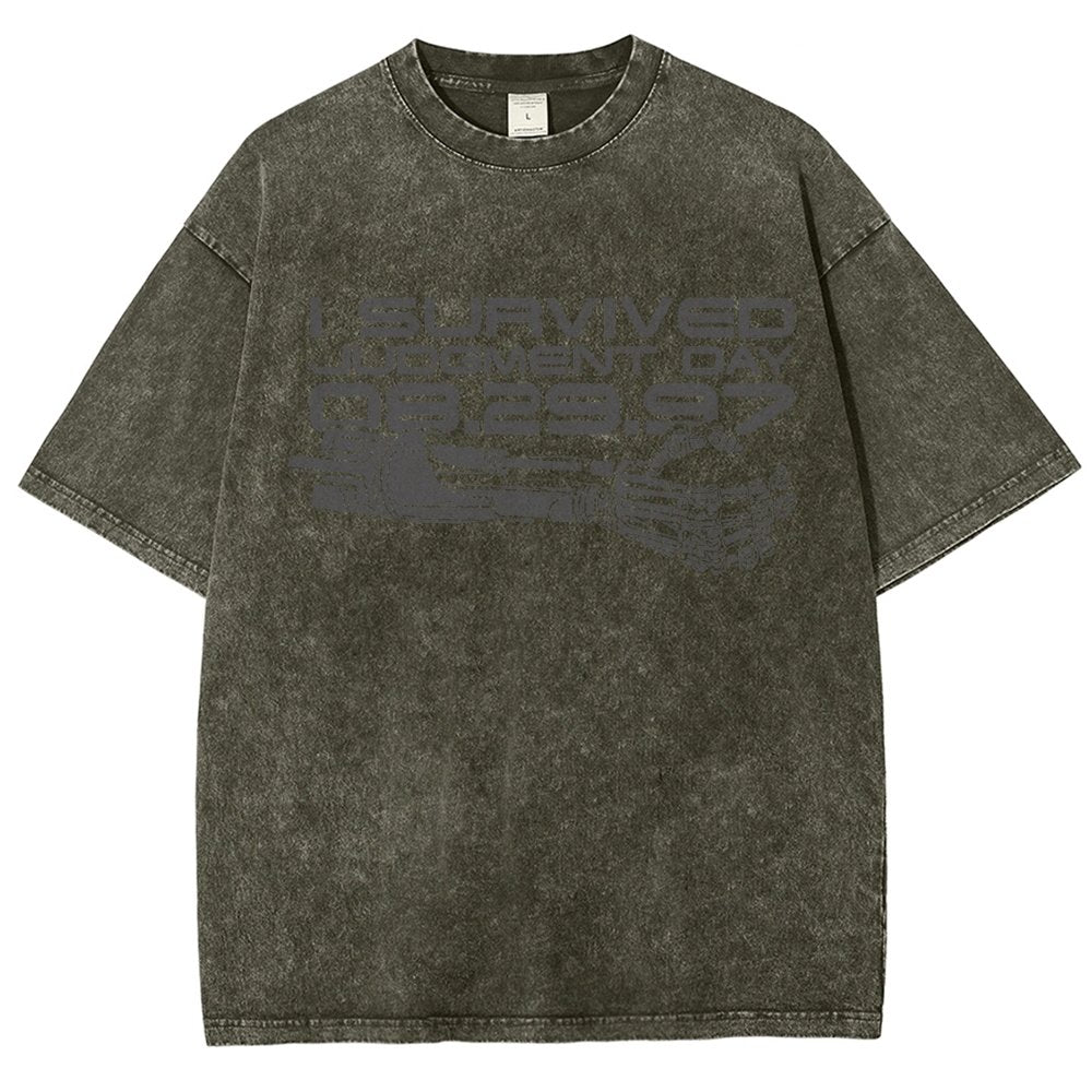Judgment Day Survivor Vintage Distressed T-shirt