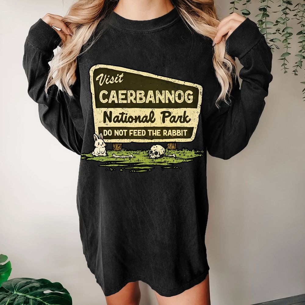 Mystic National Park Washed Long Sleeve Tee
