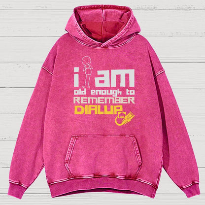 Dialup Internet Retro Vintage Distressed Hoodie