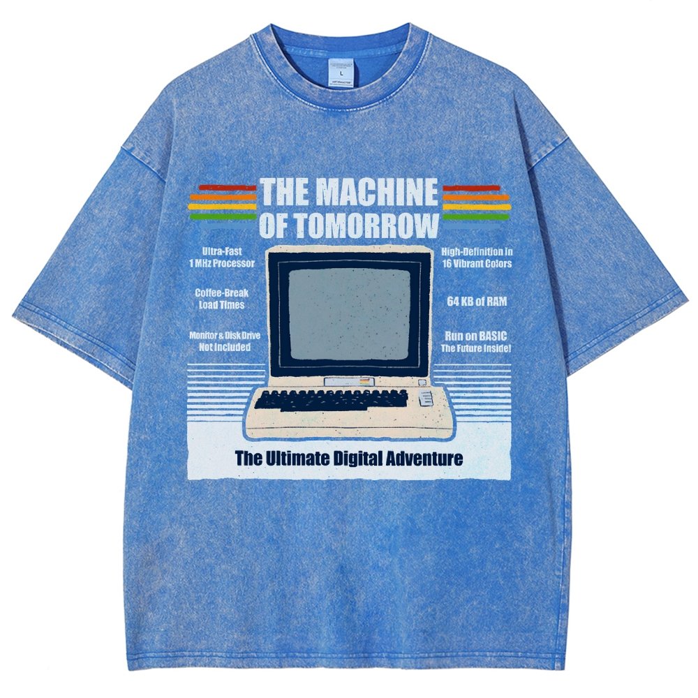 The Machine of Tomorrow Vintage Distressed T-shirt
