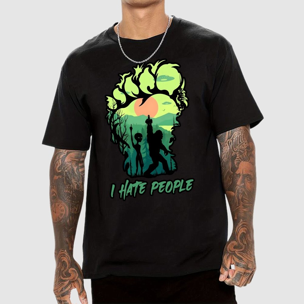 I Hate People Unisex Geek T-Shirt