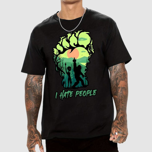 I Hate People Unisex Geek T-Shirt