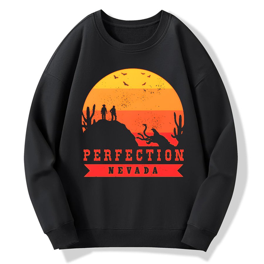 Perfection Nevada Geek Cotton Sweatshirt