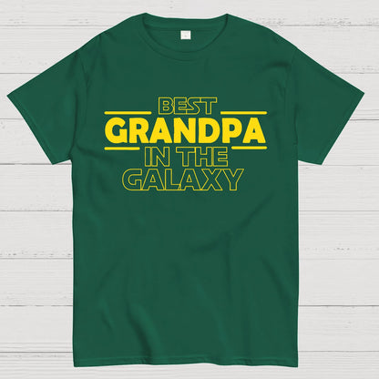 Best Grandpa in the Galaxy Geek T-Shirt