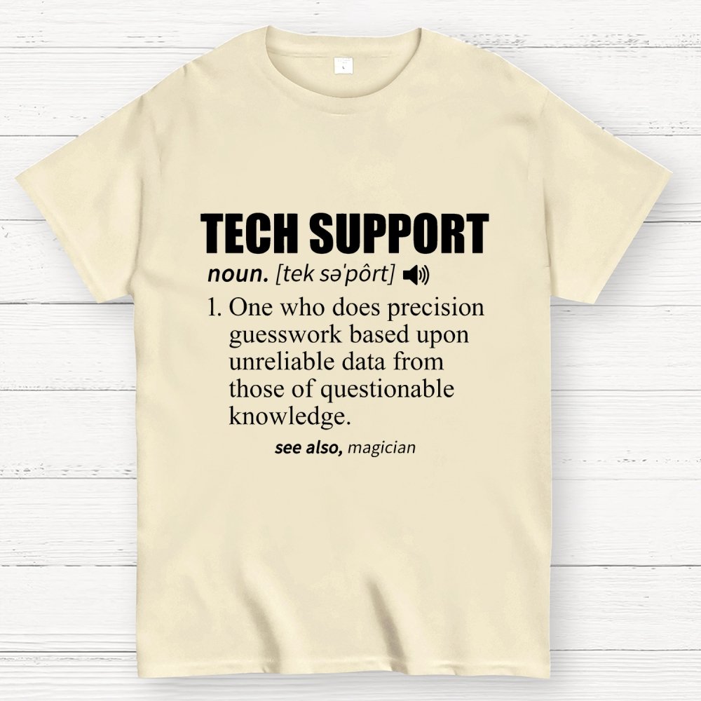 Tech Support Definition Geek T-Shirt