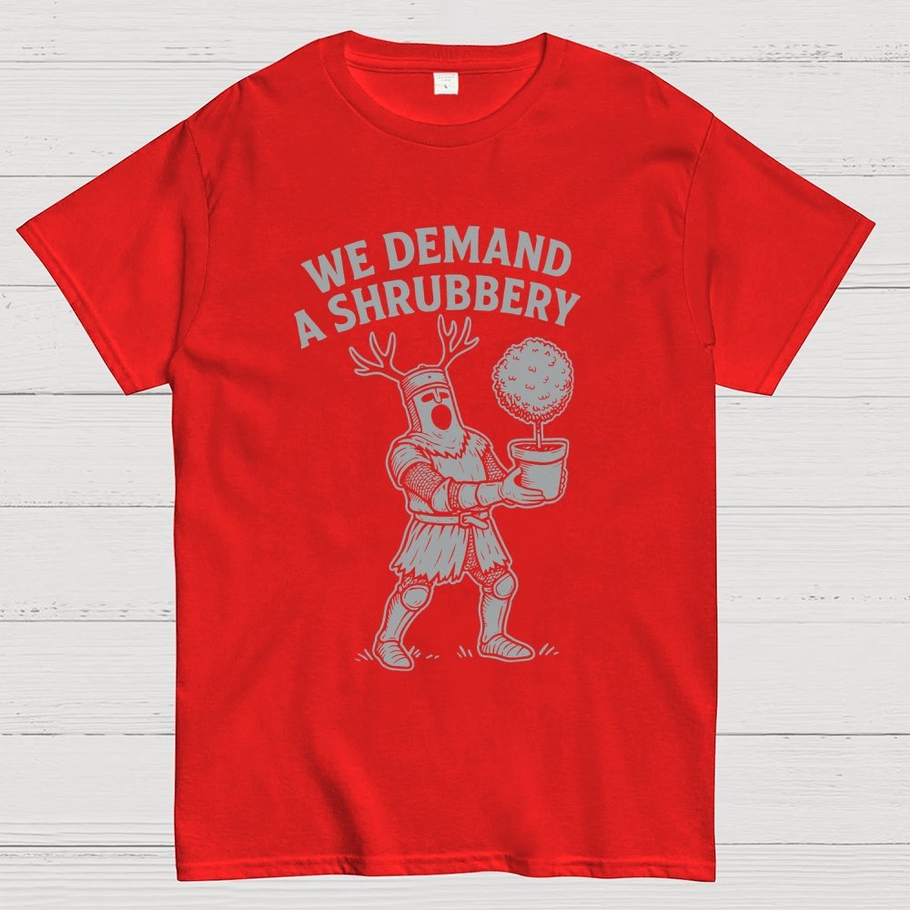Funny Shrubbery Geek T-Shirt