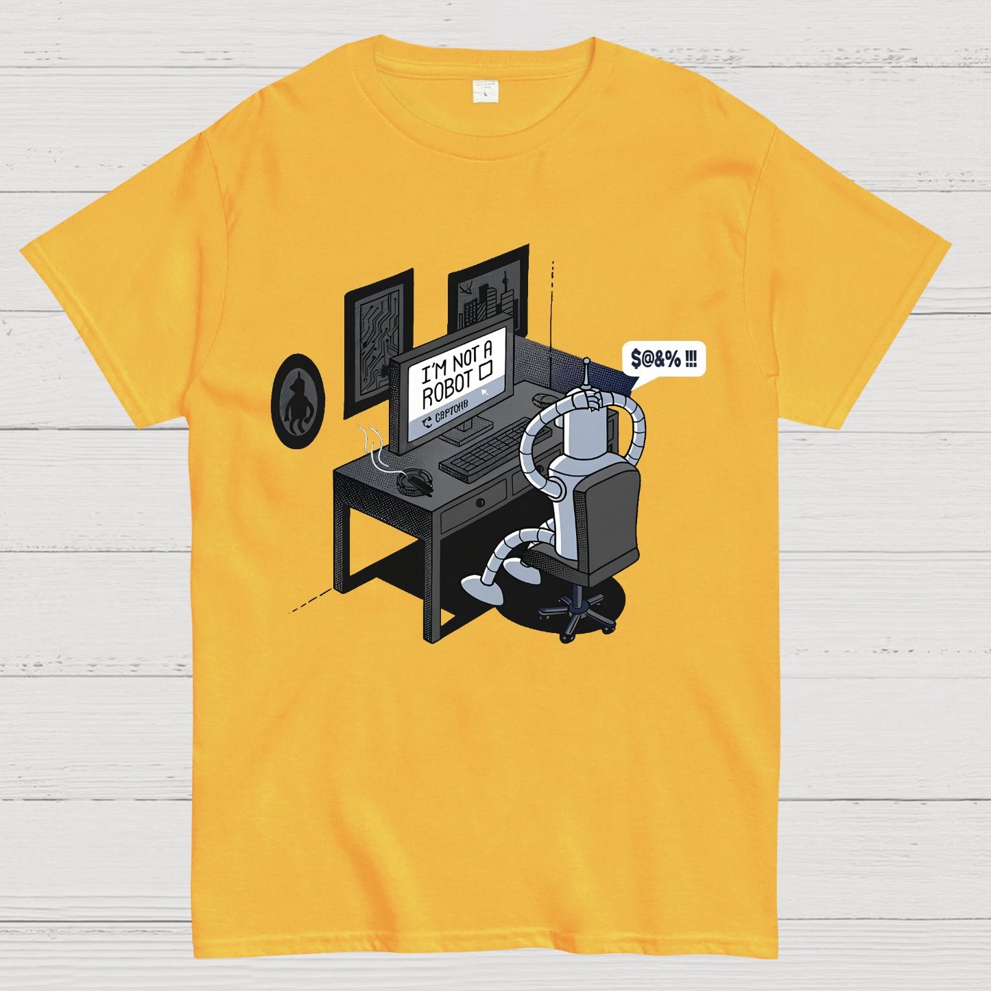 Robot Problems Nerdy T-Shirt