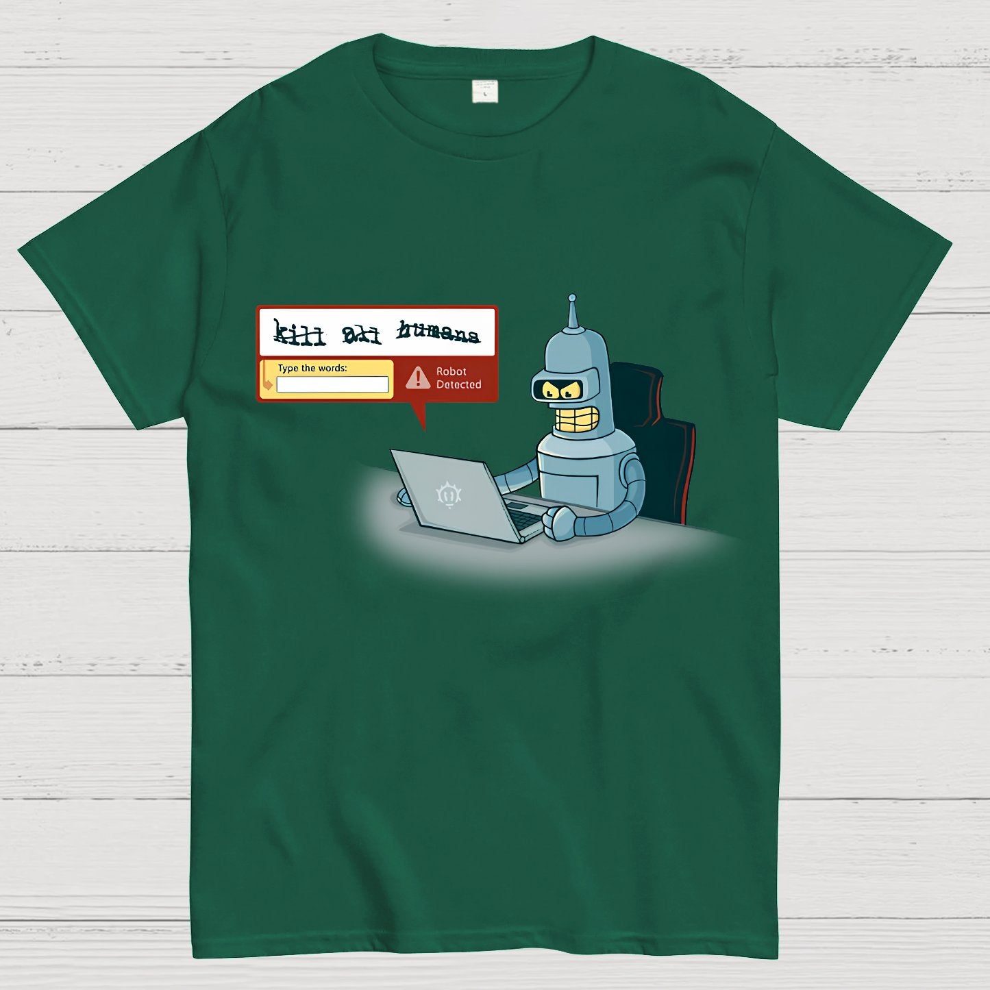 Robot Detector Geek T-Shirt