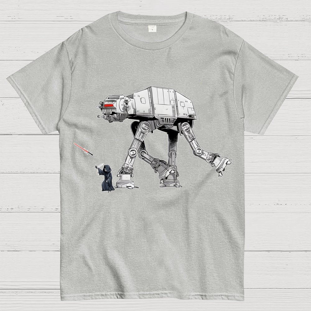 Walking the Galactic Robot Dog Funny Geek T-Shirt