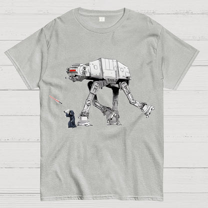 Walking the Galactic Robot Dog Funny Geek T-Shirt