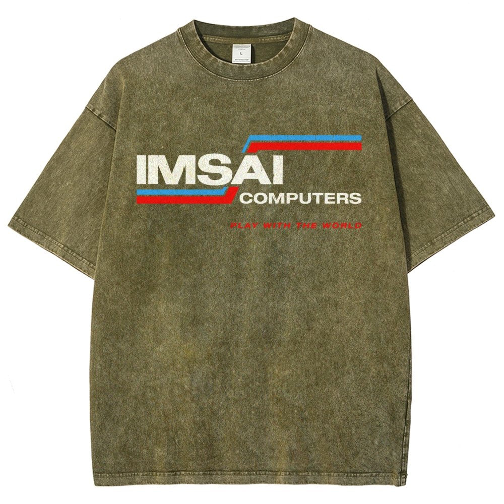 IMSAI Computers Vintage Distressed T-shirt