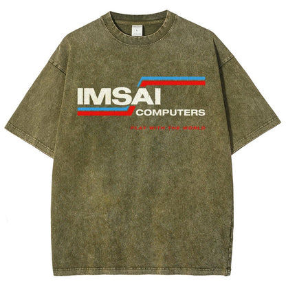 IMSAI Computers Vintage Distressed T-shirt