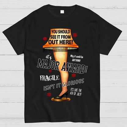 It's a Major Award Leg Lamp Christmas Geek T-Shirt