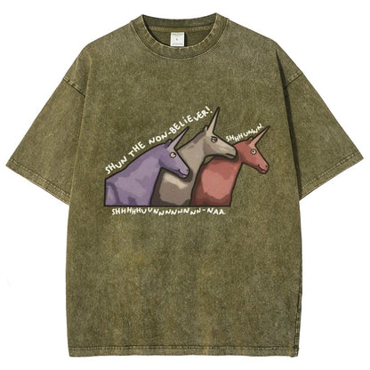 Shun the Non-Believer   Vintage Distressed T-shirt